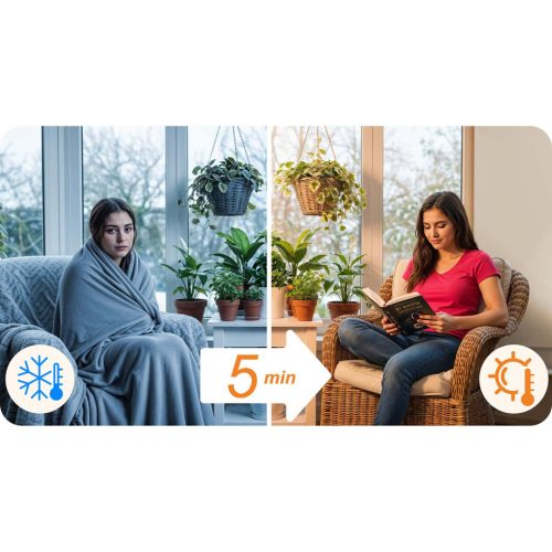 Infravörös hősugárzó, 600W - Berdsen BD-980