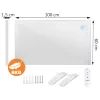 Infravörös hősugárzó, 600W, WiFi, Tuya Smart alkalmazásról irányítható - Berdsen BD-981