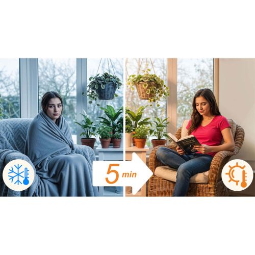 Infravörös fűtőberendezés 800W Berdsen BD-986