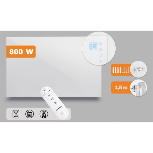 Infravörös fűtőberendezés 800W Berdsen BD-987 WiFi távirányító alkalmazással