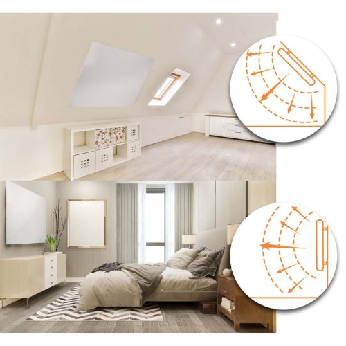 Infravörös fűtőberendezés 800W Berdsen BD-987 WiFi távirányító alkalmazással