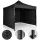 Kerti pavilon 3 fallal, 3 x 3 m, fekete, Plonos