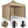 Kerti pavilon 3 fallal, 3 x 3 m, bézs, Plonos