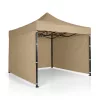 Kerti pavilon 3 fallal, 3 x 3 m, bézs, Plonos