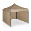 Kerti pavilon 3 fallal, 3 x 3 m, bézs, Plonos