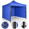 Kerti pavilon 3 fallal, 3 x 3 m, kék, Plonos