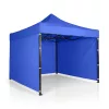 Kerti pavilon 3 fallal, 3 x 3 m, kék, Plonos