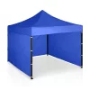 Kerti pavilon 3 fallal, 3 x 3 m, kék, Plonos