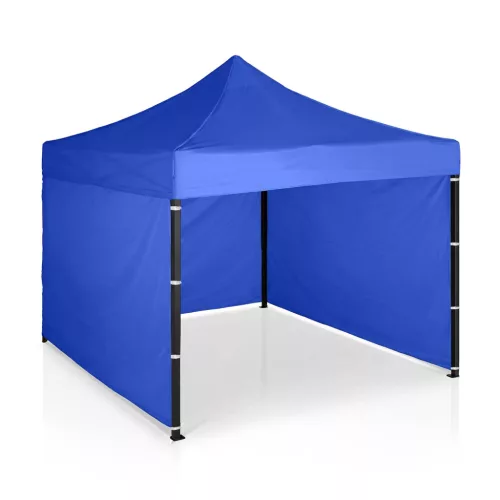 Kerti pavilon 3 fallal, 3 x 3 m, kék, Plonos
