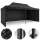 Kerti pavilon 3 fallal, 3 x 6 m, fekete, Plonos