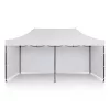 Kerti pavilon 3 fallal, 3 x 6 m, fehér, Plonos
