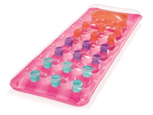 Strandmatrac ablakkal 188 x 71 cm Bestway 43040 rózsaszín