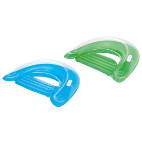   Úszószék fogantyúkkal és pohártartókkal 152 x 99 cm Bestway 43118 zöld