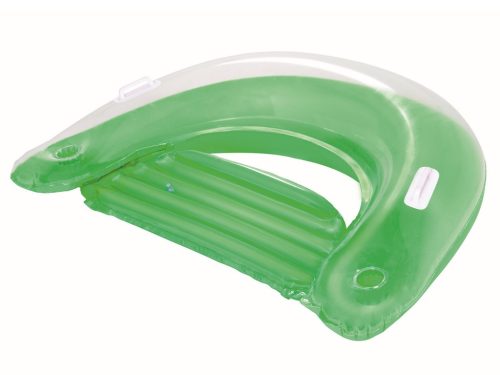 Úszószék fogantyúkkal és pohártartókkal 152 x 99 cm Bestway 43118 zöld