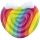 Bestway 43722 Rainbow Floating Island