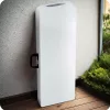 Plonos összecsukható kerti pad 180 cm, fehér