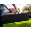 Összecsukható kerti pad 180 cm Plonos fekete