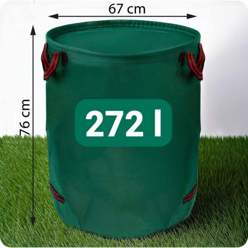 Kerti kosár levelekhez 272 l Plonos PL-524 zöld