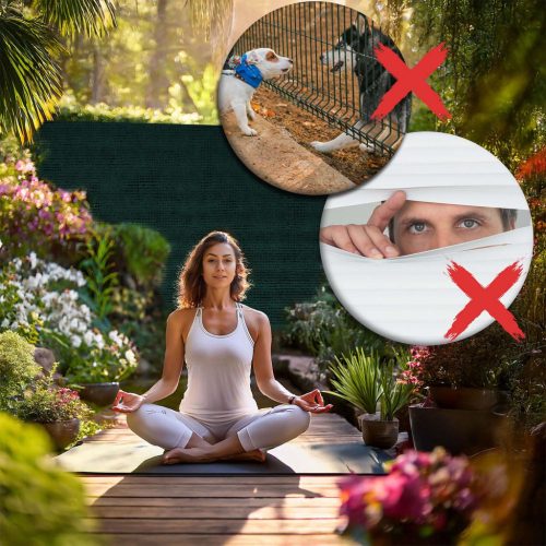 Ernyőháló 1,5x25m 110 g/m2 + 50 bilincs zöld