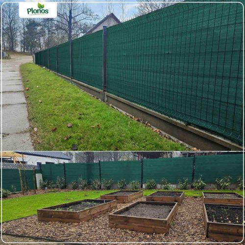 Ernyőháló 1,5x50m 110 g/m2 + 50 bilincs zöld