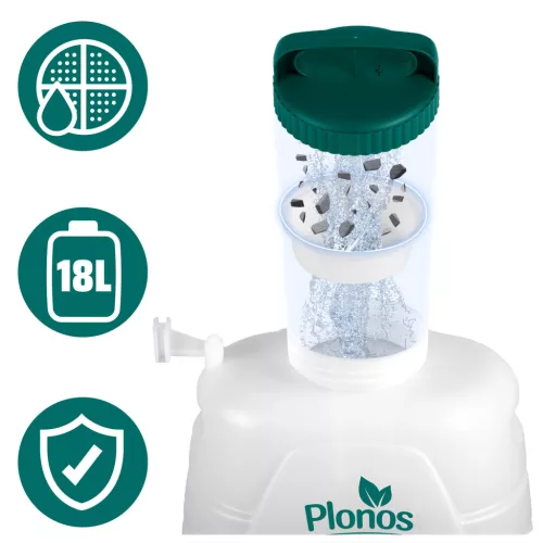 Akkumulátoros permetező kocsival,18L - Plonos PL-601 