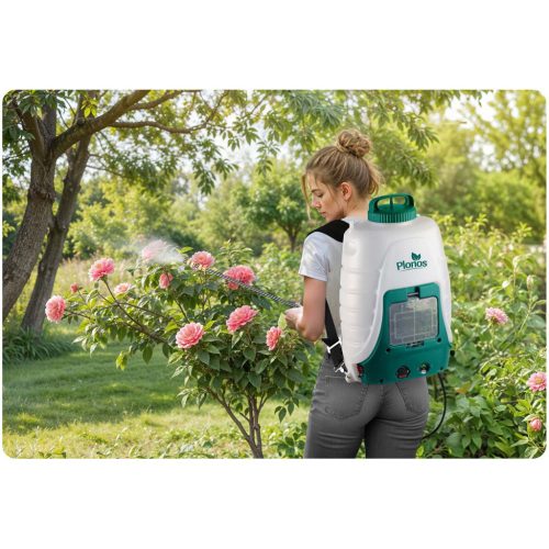 Akkumulátoros permetező kocsival,18L - Plonos PL-601 