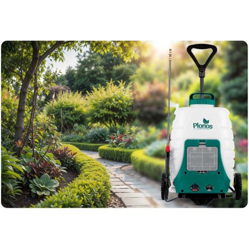 Akkumulátoros permetező kocsival,18L - Plonos PL-601 