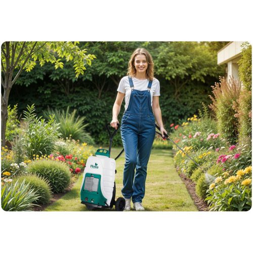 Akkumulátoros permetező kocsival,18L - Plonos PL-601 