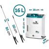 Akkumulátoros permetező, 16L - Plonos PL-603 