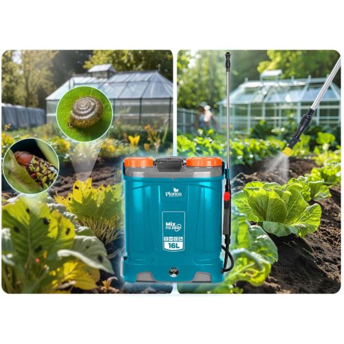 Plonos PL-604 akkumulátoros permetezőgép keverővel - A