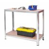 Fém raktári polc készlet 2 db 180 x 90 x 40 cm Plonos PL-702
