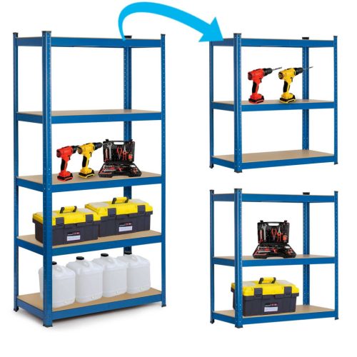 Fém tárolópolc 180 x 90 x 40 cm Humberg 4848