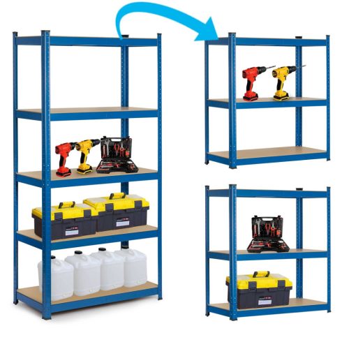 Fém tárolópolc 180 x 90 x 40 cm Humberg 4848