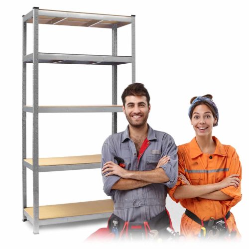 Fém raktári polc 205 x 120 x 45 Humberg 4850