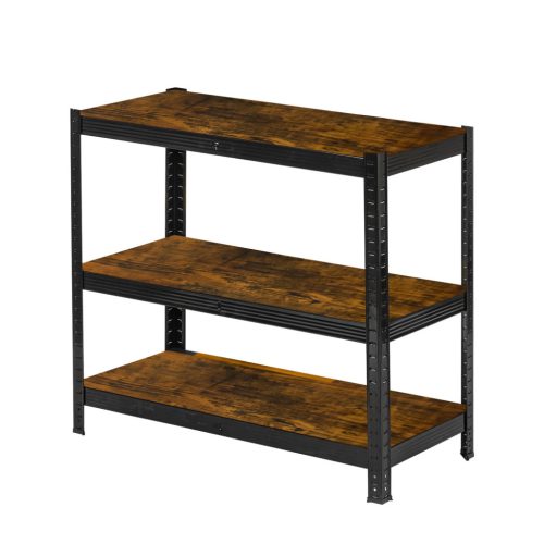 Fém raktári polc 180 x 90 x 40 cm Humberg HR-852 fekete
