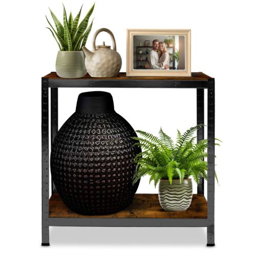 Fém raktári polc 180 x 90 x 40 cm Humberg HR-852 fekete