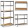 Fém tárolópolc 183 x 90 x 40 cm Humberg HR-853 ezüst