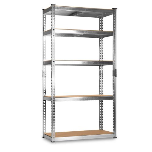 Fém tárolópolc 183 x 90 x 40 cm Humberg HR-853 ezüst