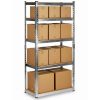 Fém tárolópolc 183 x 90 x 40 cm Humberg HR-853 ezüst