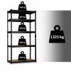 Fém tárolóállvány 183 x 90 x 40 cm Humberg HR-853 fekete