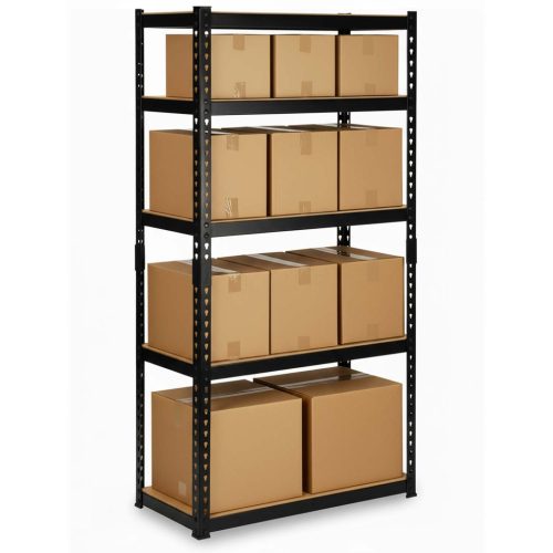 Fém tárolóállvány 183 x 90 x 40 cm Humberg HR-853 fekete