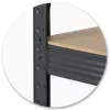 Fém polcos munkapad 180 x 100 x 60 cm Humberg HR-855 fekete