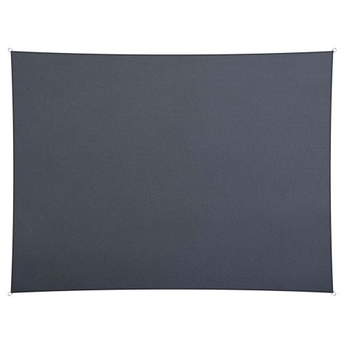 Téglalap alakú napernyő vitorla 3x4m Plonos PL-885 szürke