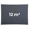 Téglalap alakú napernyő vitorla 3x4m Plonos PL-885 szürke