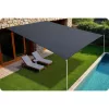 Téglalap alakú napernyő vitorla 3x4m Plonos PL-885 szürke