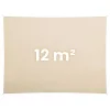 Téglalap alakú napernyő vitorla 3x4m Plonos PL-885 bézs