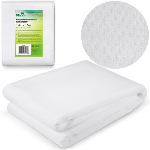 Kerti nem szőtt agrotextil 50 g/m2 , 1000 cm x 160 cm , fehér - Plonos  