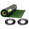 Kerti agrotextília 1,6 m x 100 m 90 g/m2 + 100 Plonos gombostű - fekete és zöld