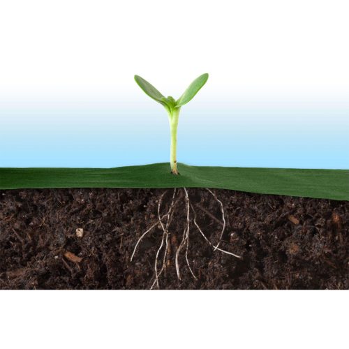 Kerti agrotextília 1,6 m x 50 m 90 g/m2 + 100 Plonos gombostű - zöld