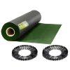 Kerti agrotextília 1,6 m x 50 m 90 g/m2 + 100 Plonos gombostű - fekete és zöld